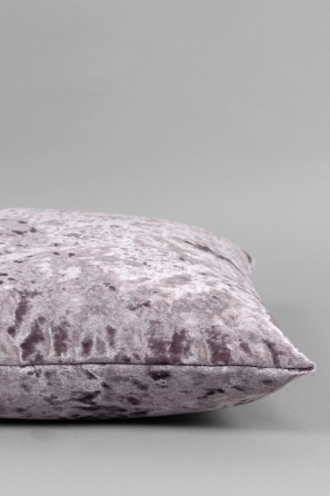 Cojín decorativo terciopelo malva