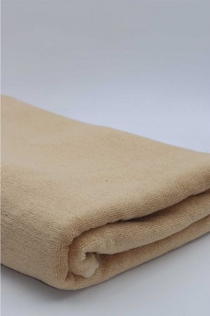 Toalla rizo convencional 500g/m2 color beige