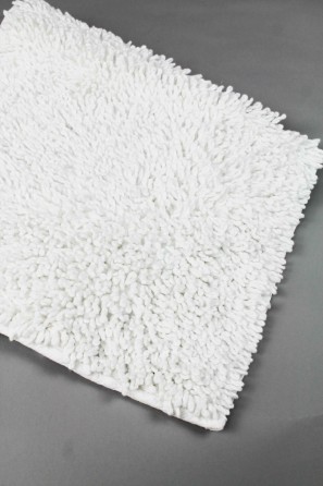 Alfombra baño Chenilla blanco
