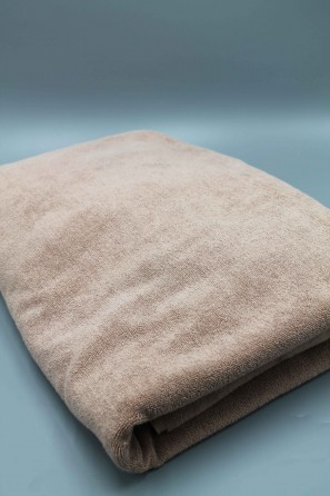 Toalla baño 80 x 140 rizo convencional 580g/m2 color marrón 500