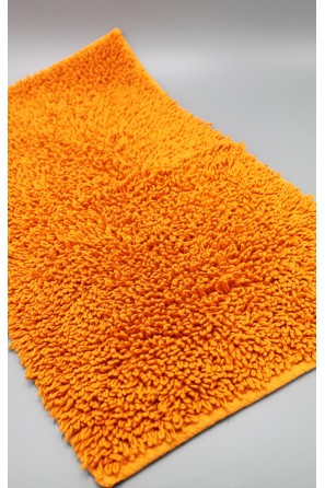 Alfombra baño Chenilla naranja